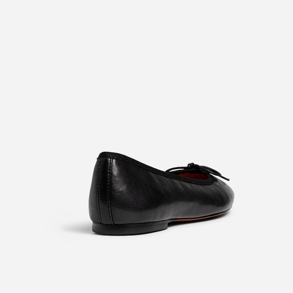 Madewell Black April Leather Flats - Picture 3 of 7